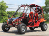 200cc Venom Captain Go-Kart | 4 Seater | Automatic + Reverse Red