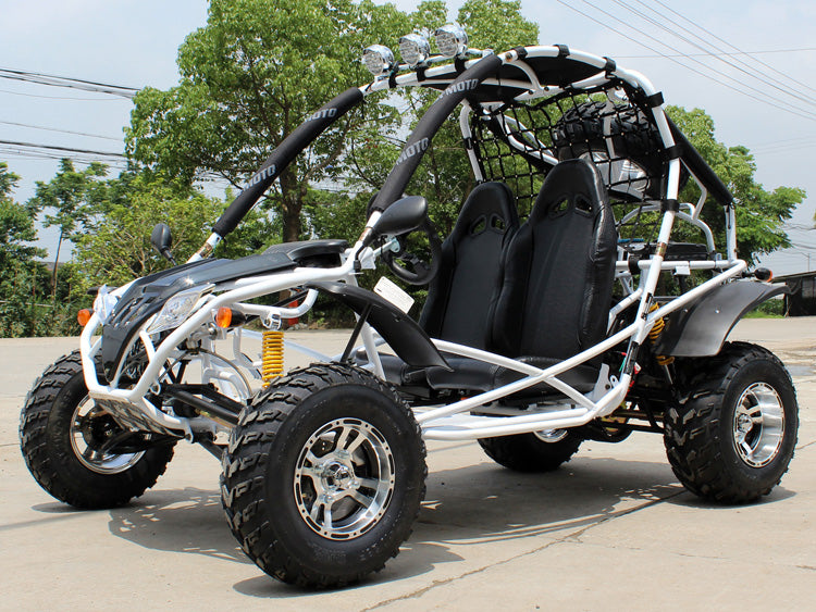 Venom Captain Go Kart | 2-Seater | 200cc | Automatic + Reverse Silver