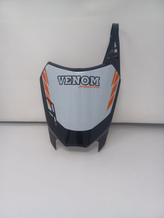 Venom Thunder 125cc Dirt Bike | Number plate (304013022002) Black