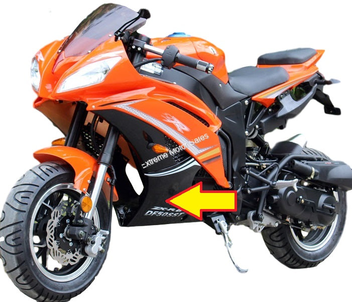 x18 50cc - Lower left fairing 03010377