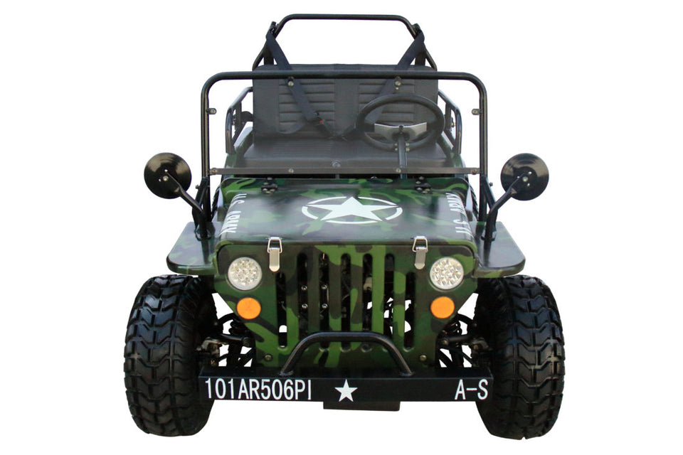 Venom Mini Jeep | 125cc | 2 Seater | Willys Edition | 3 Speed