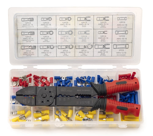 Insulated Wire Terminals and Connectors Assortment