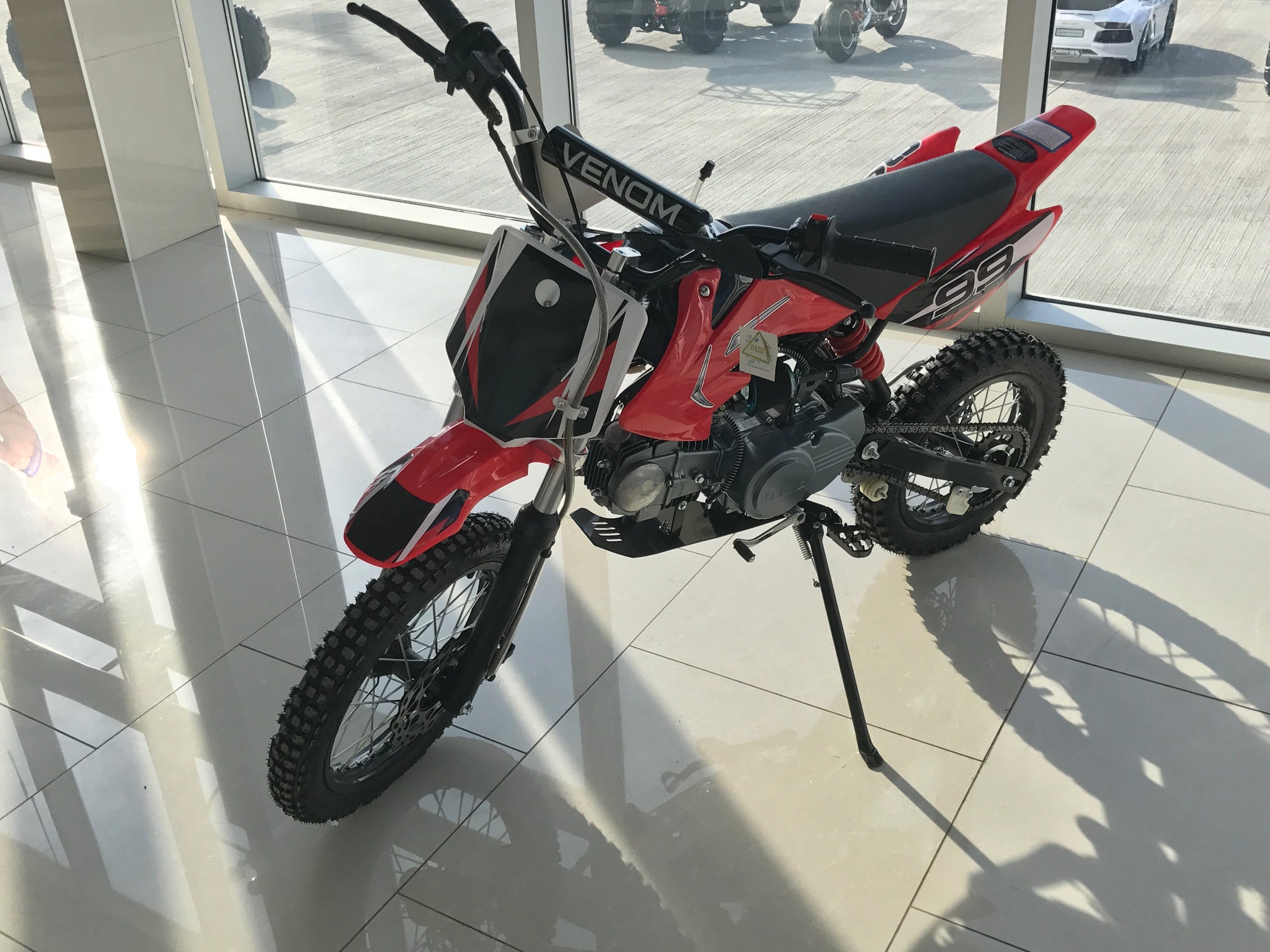 125CC DIRT BIKE, VENOM THUNDER, KIDS DIRT BIKE, MOTOCROSS