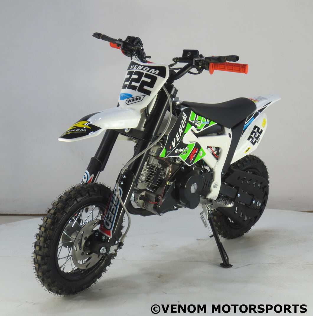 Venom MX60 dirt bike for sale. 60cc Syxmoto dirt bike.