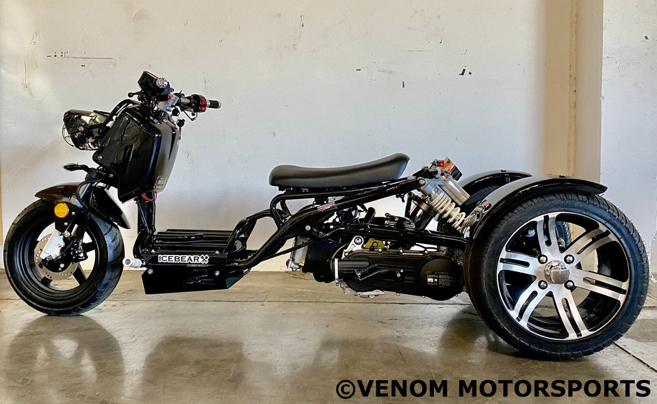 Maddog Trike 150cc | 3-Wheel Scooter | Honda Ruckus | PST150-19N ...