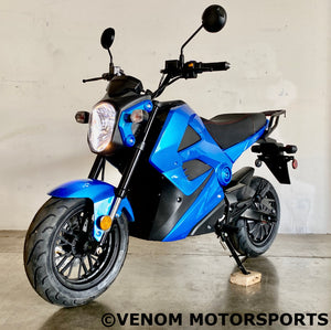 2000W E-Vader Electric Motorcycle | Brushless | 72V Blue
