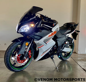 Venom x22R Ninja | 250cc Motorcycle | 5 Speed Black