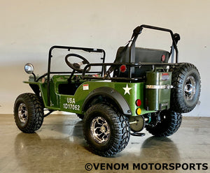 Venom Mini Jeep | 125cc | 2 Seater | Willys Edition | 3 Speed