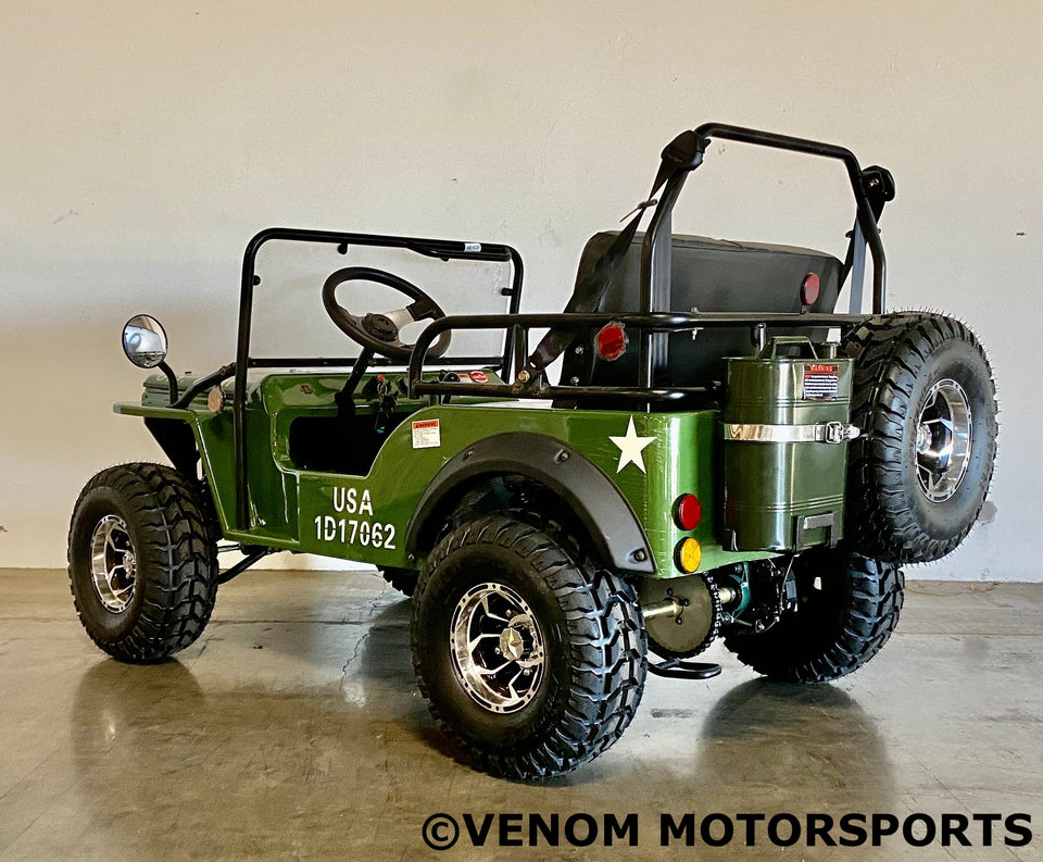 Venom Mini Jeep | 125cc | 2 Seater | Willys Edition | 3 Speed