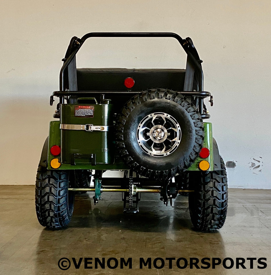 Venom Mini Jeep | 125cc | 2 Seater | Willys Edition | 3 Speed
