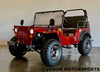 Venom 125cc Mini Jeep | Willys Edition | 3-Speed | Off Road Red