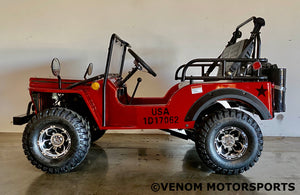 Venom Mini Jeep | 125cc | 2 Seater | Willys Edition | 3 Speed