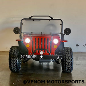 Venom Mini Jeep | 125cc | 2 Seater | Willys Edition | 3 Speed