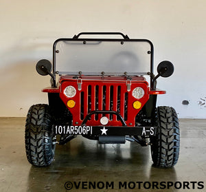 Venom Mini Jeep | 125cc | 2 Seater | Willys Edition | 3 Speed