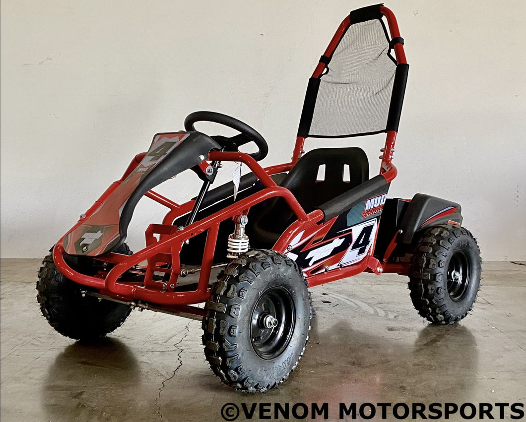 1000W Kids Electric Go Kart Dune Buggy 48V Mud Monster BigToys Mototec 1000w go cart for kids Venom Motorsports USA