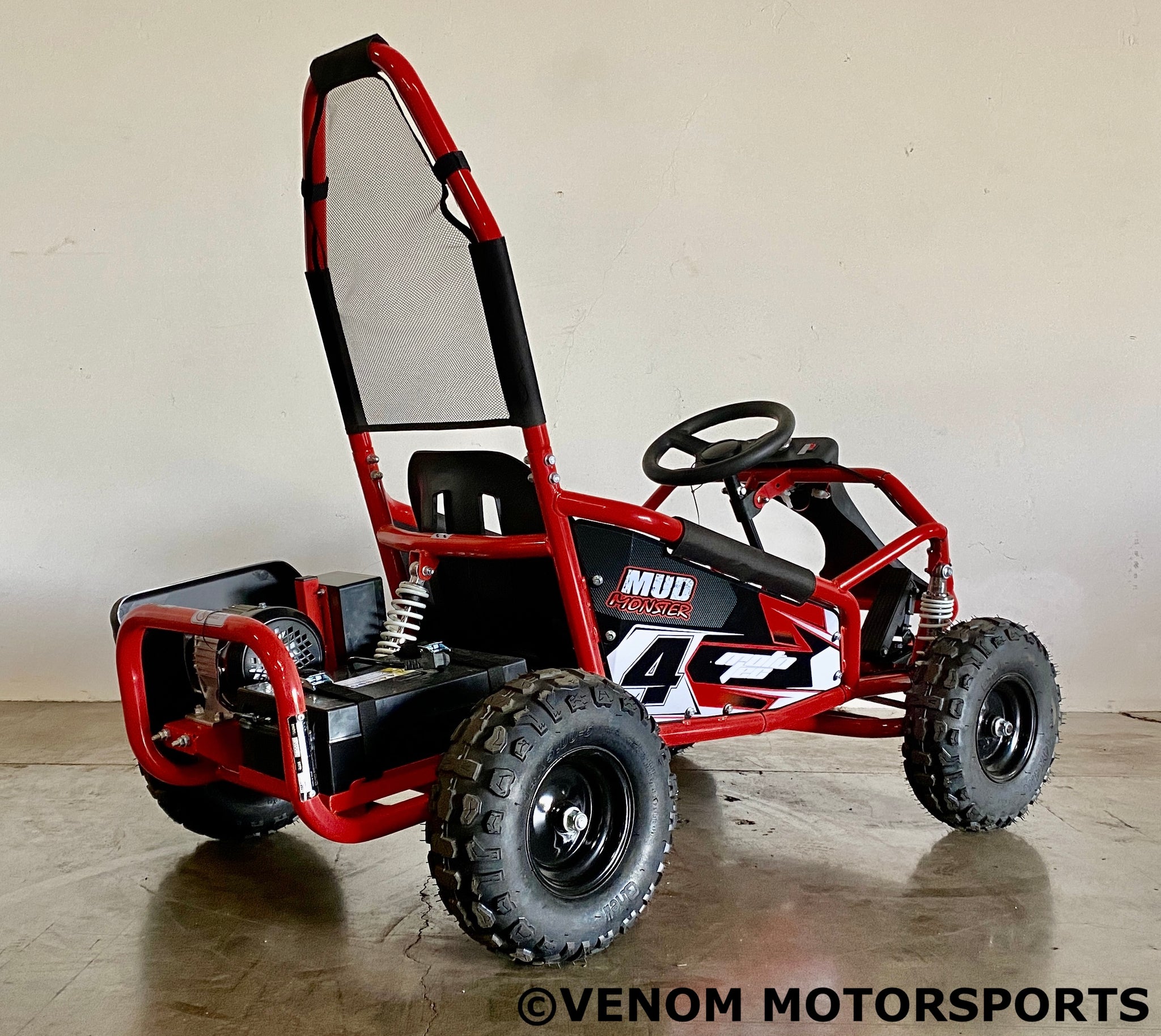 1000W Kids Electric Go Kart, Dune Buggy 48V, Mud Monster