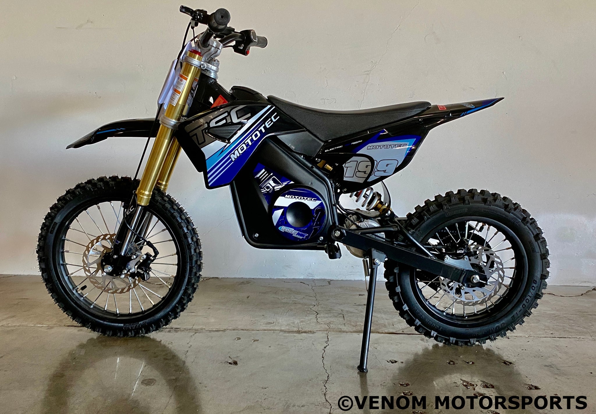 Electric Dirt Bikes : Tiger 1500W 48V LI-ION Electric Dirt