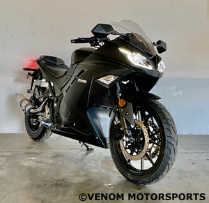 Venom x22GT | 250cc Motorcycle | Ninja | Automatic Transmission MIDNIGHT BLACK
