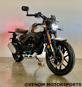 Lifan KPM | 200cc Motorcycle | Fuel Injected | 6-Speed White