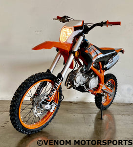 Venom Thunder | 125cc Dirt Bike | 4 Speed Black