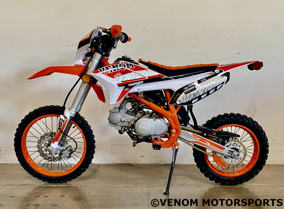 125CC DIRT BIKE, VENOM THUNDER, KIDS DIRT BIKE, MOTOCROSS