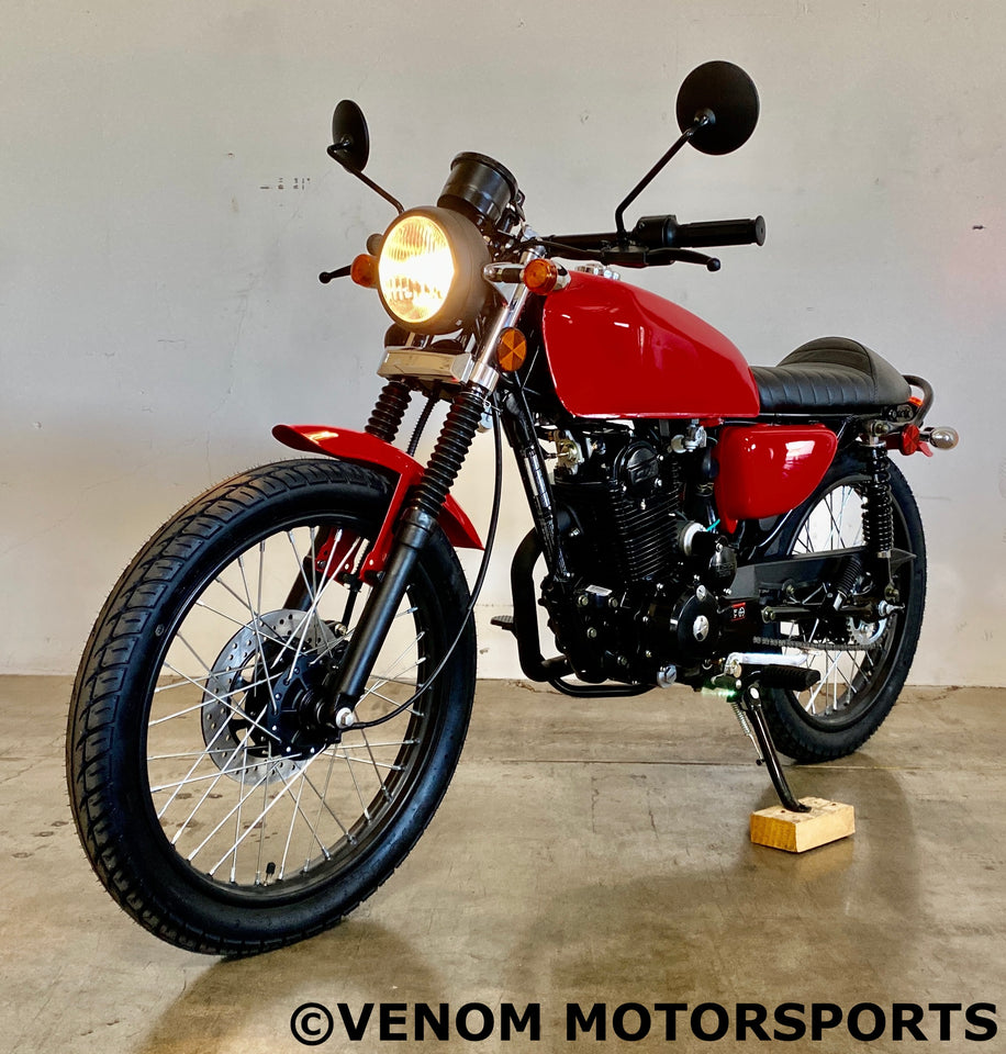 Vintage Motorcycle Cafe Racer 50cc