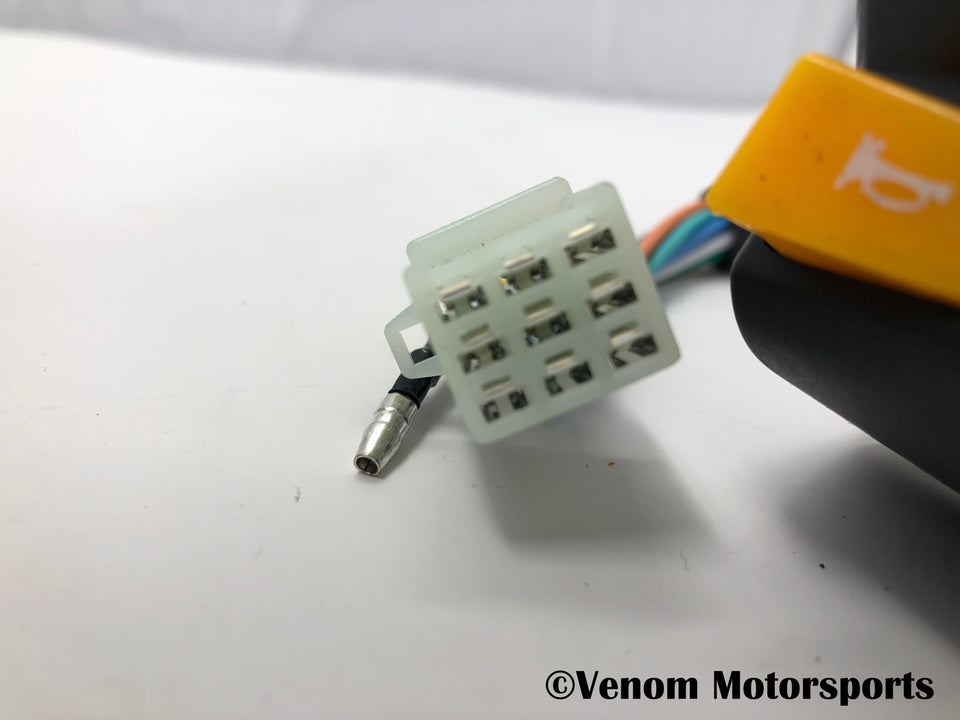 Replacement Left Side Control Switch + Choke | Venom 125cc Motorcycles