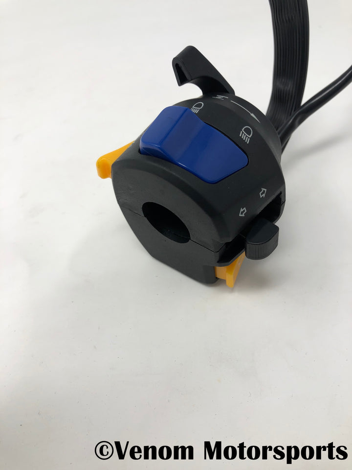 Replacement Left Side Control Switch + Choke | Venom 125cc Motorcycles