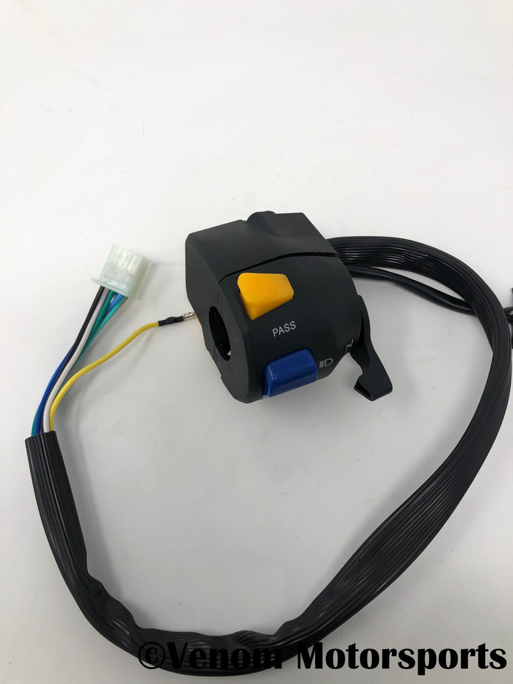 Replacement Left Side Control Switch + Choke | Venom 125cc Motorcycles