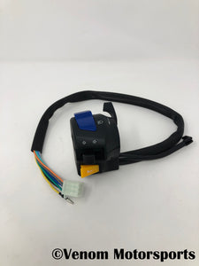 Replacement Left Side Control Switch + Choke | Venom 125cc Motorcycles