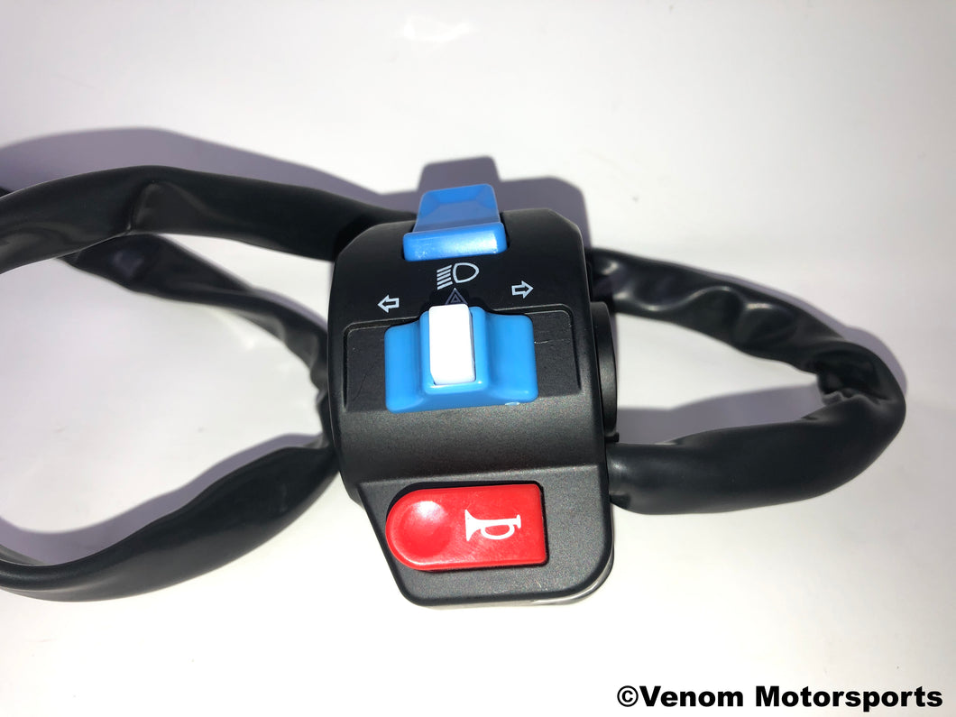 Replacement Left Side Light/Control Switch | Venom X18 50cc