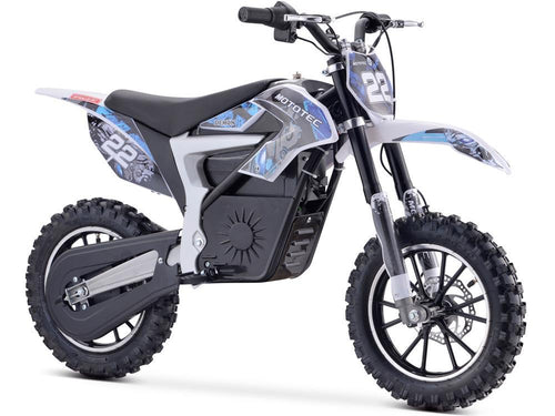 Venom Electric Demon Dirt Bike 500 Watts 36 Volts Lithium Blue