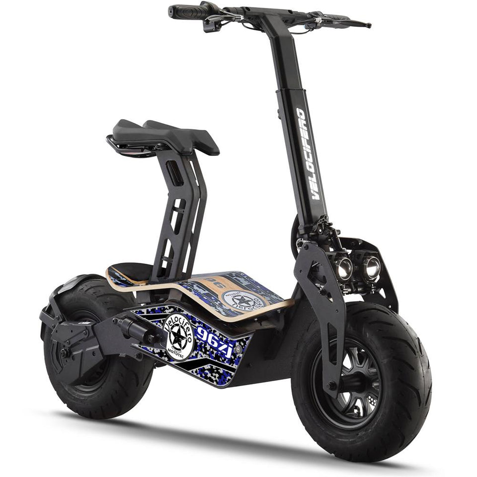 Velocifero 1600w 48v Scooter | Mad Electric Stand up Scooter Adults – Venom Motorsports USA