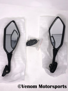 Replacement Set of Mirrors [L+R] | Venom X22 125cc