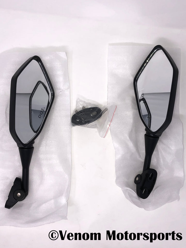 Replacement Set of Mirrors [L+R] | Venom X22 125cc