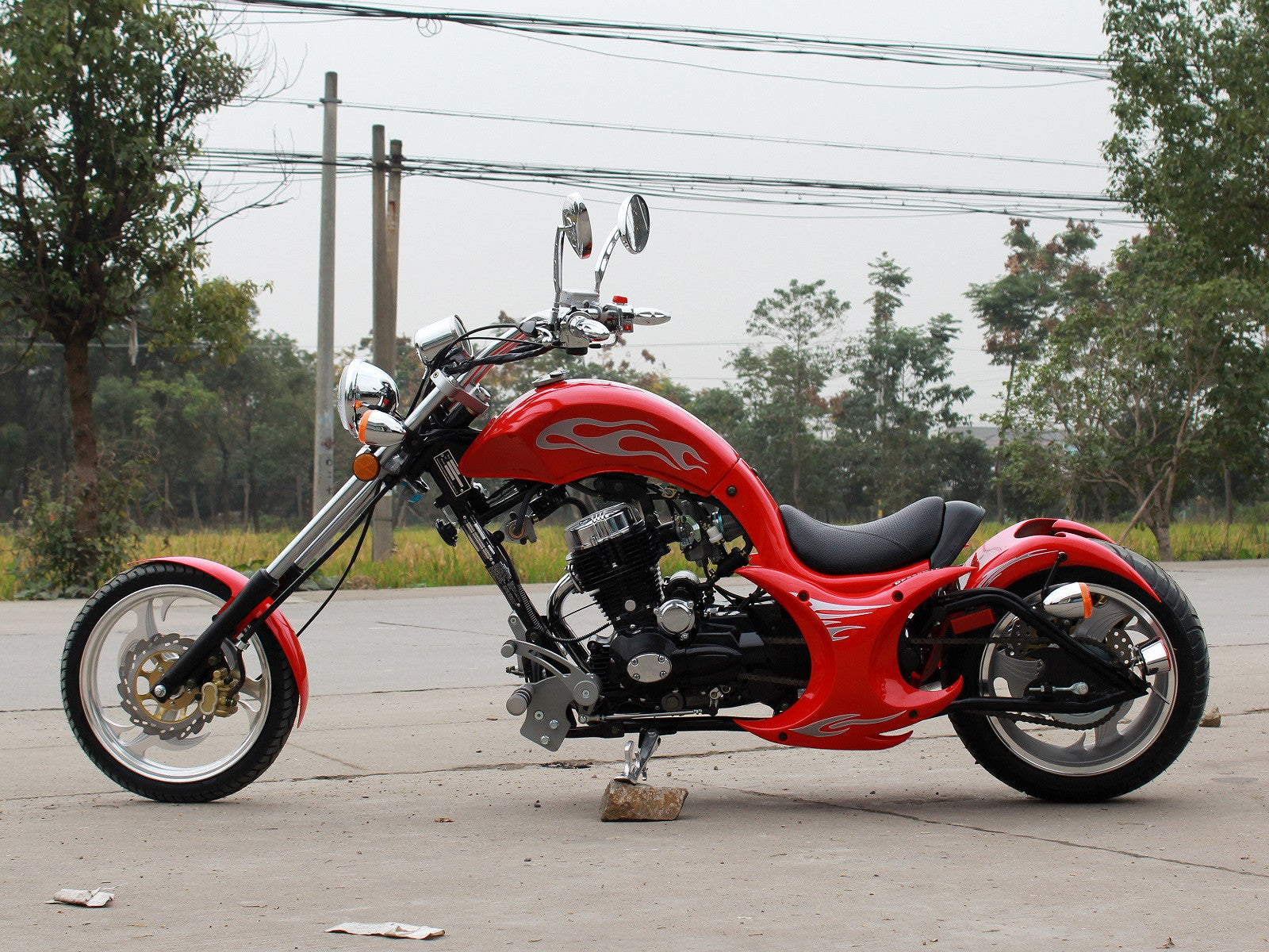 Custom Street Legal Mini Chopper 200cc with Electric Start 