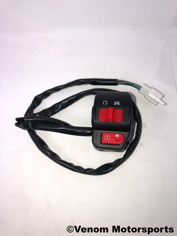 Replacement Right Side Start/Control Switch | Venom X18 50cc