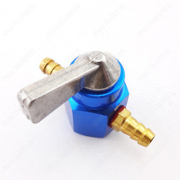 Gas Petrol Cock Fuel Tap 6mm Motorcycle 1/4" gasoline Inline Petcock Motocross Valve For Pit Dirt Bike Motorcycle