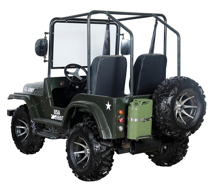 Venom 200cc Full-Size Mini Jeep | Willys Edition | Fuel-Injected | Automatic