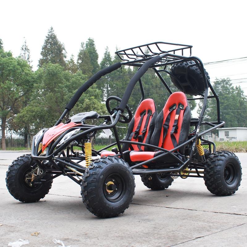 Twin engine go kart with two clone motors