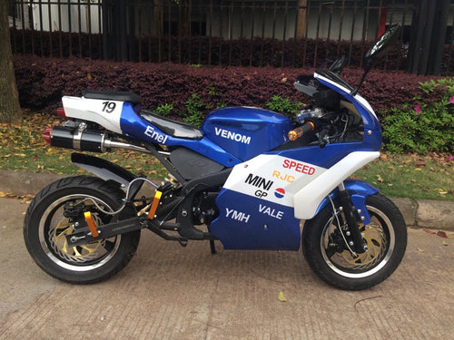 2016 x19 Super Pocket Bike 110cc - Blue